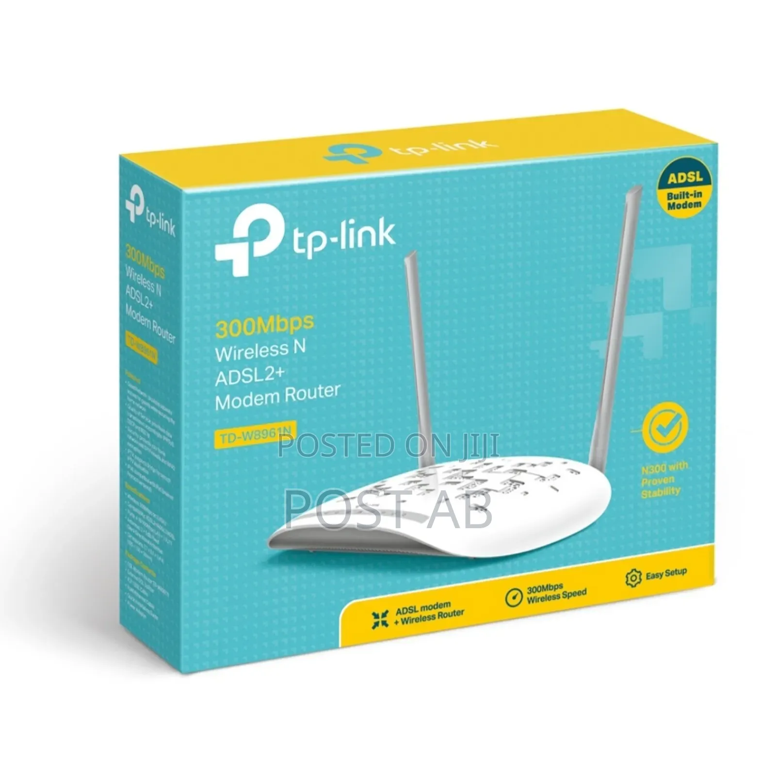 Tp-Link (TD-W8961N) ADSL2+ Modem Router 300mbps