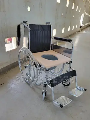 Commode Popo፻~Wheelchair፪*Comfortable Seating Upto 150kg+