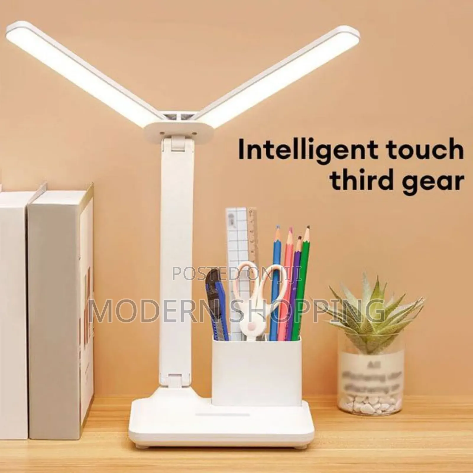 Double Head Portable Desk Lamp