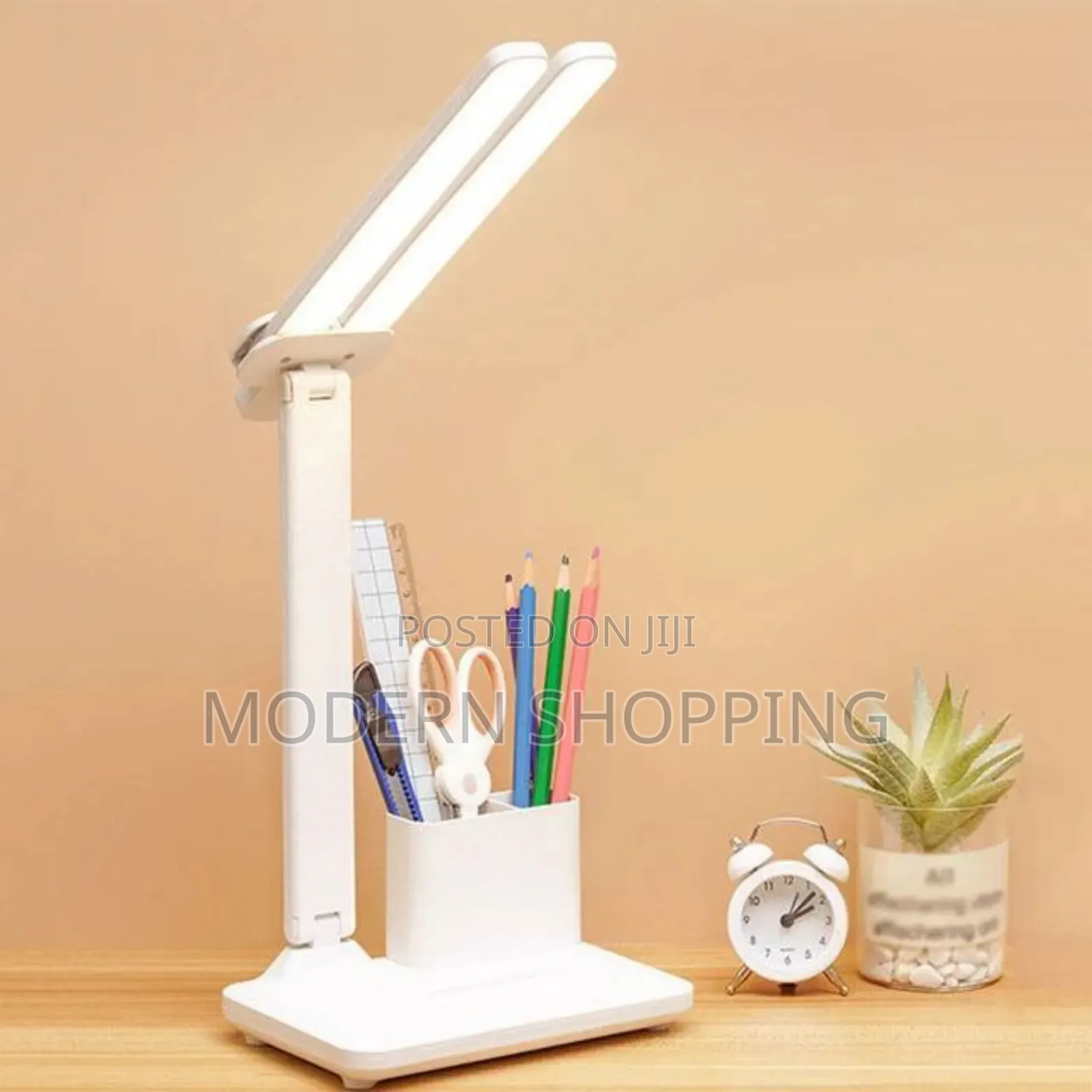 Dual Head Desk Lamp With Multifunctional Features