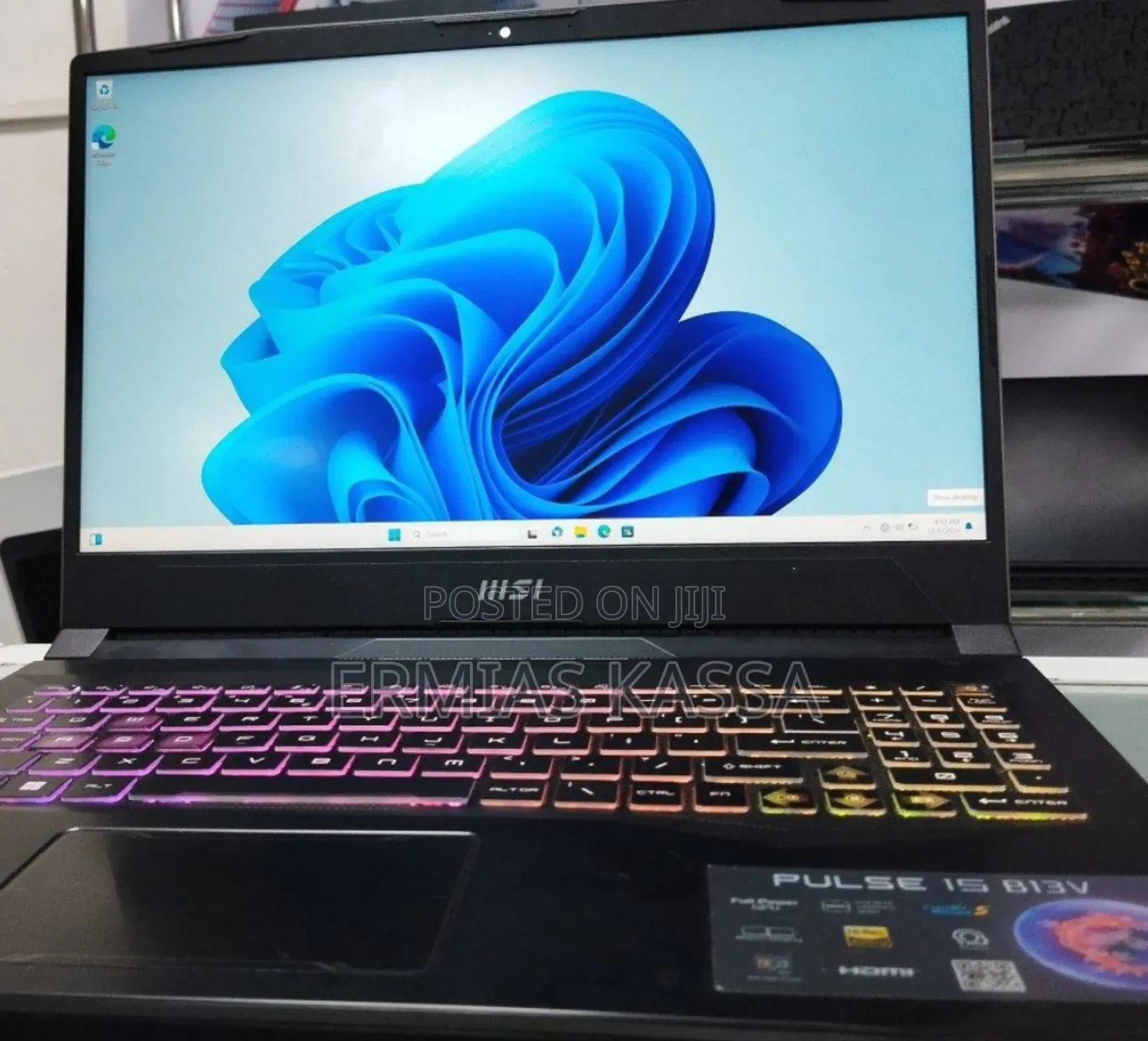 New Laptop MSI Pulse GL66 16GB Intel Core I7 SSD 1T