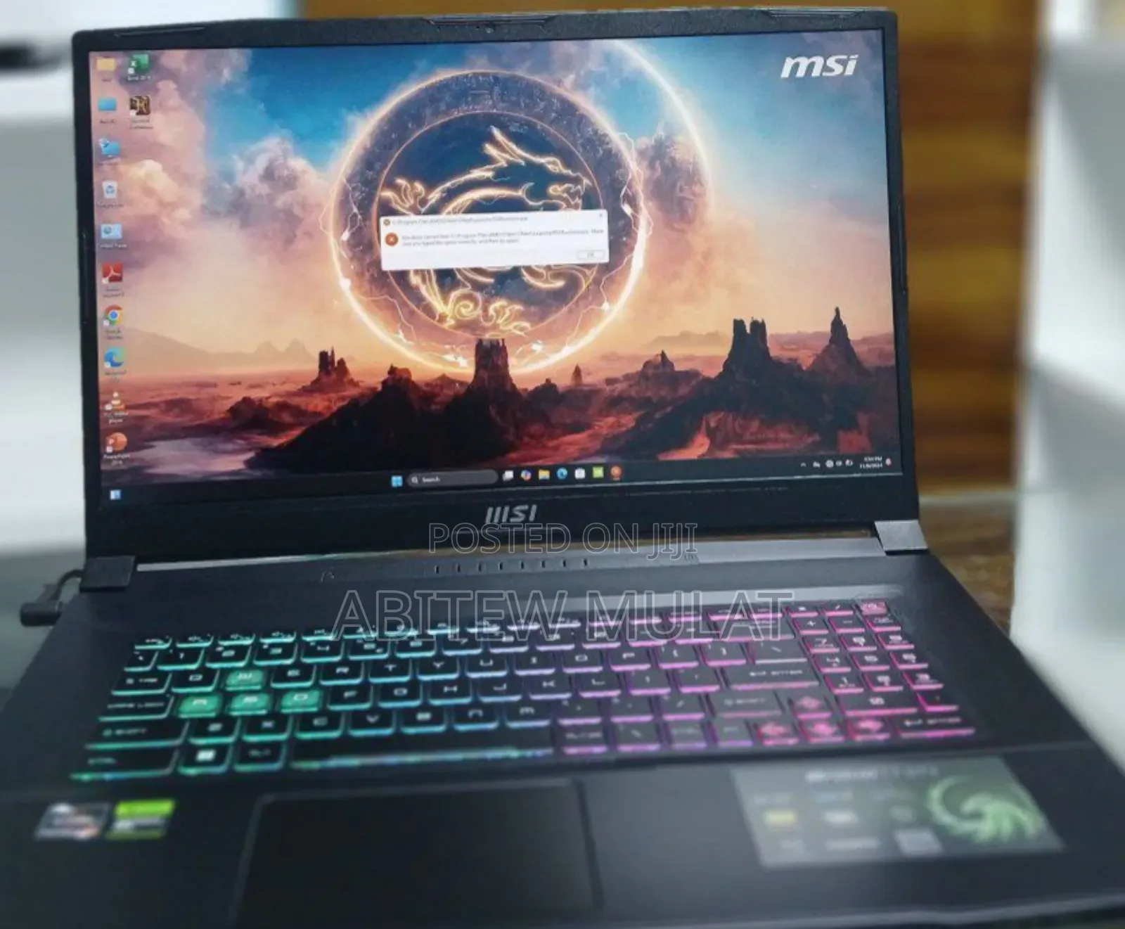 New Laptop MSI GP75 Leopard 16GB AMD Ryzen 7 SSD 1T