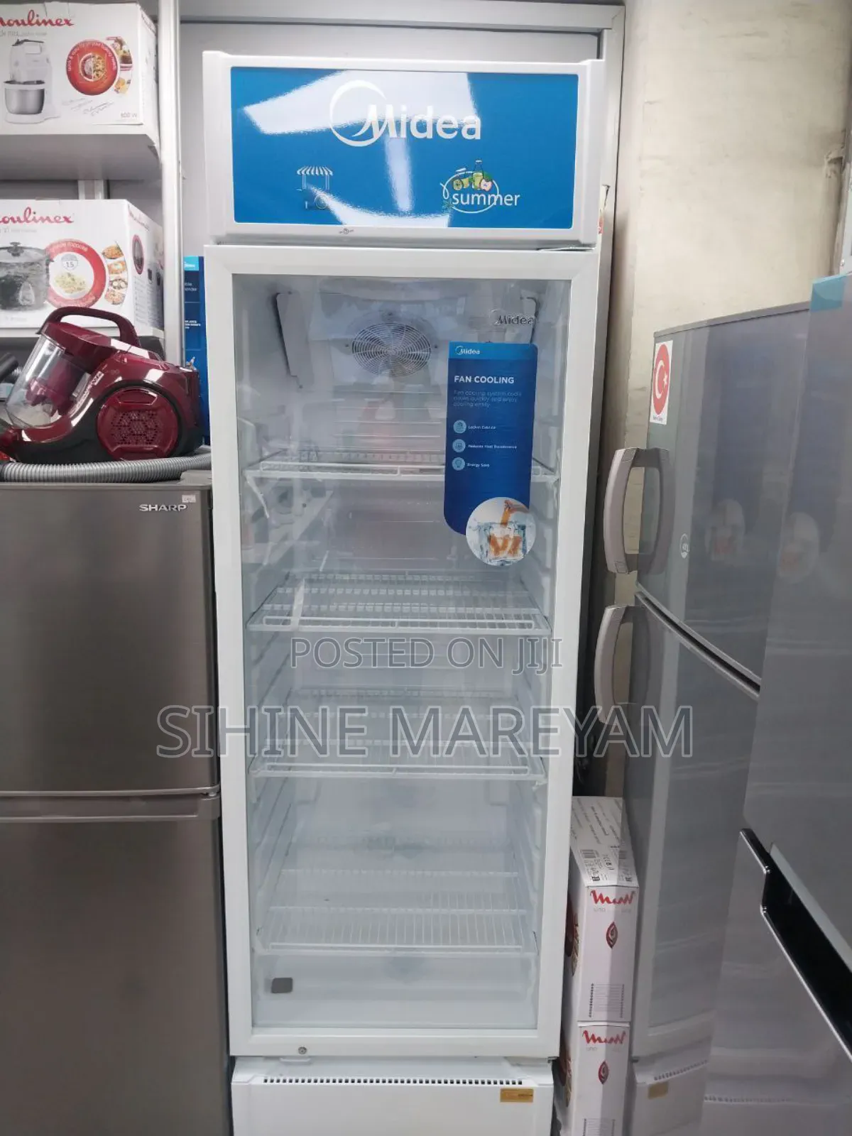 Midea 400ltr Single Door Display Fridge Gives You the Space