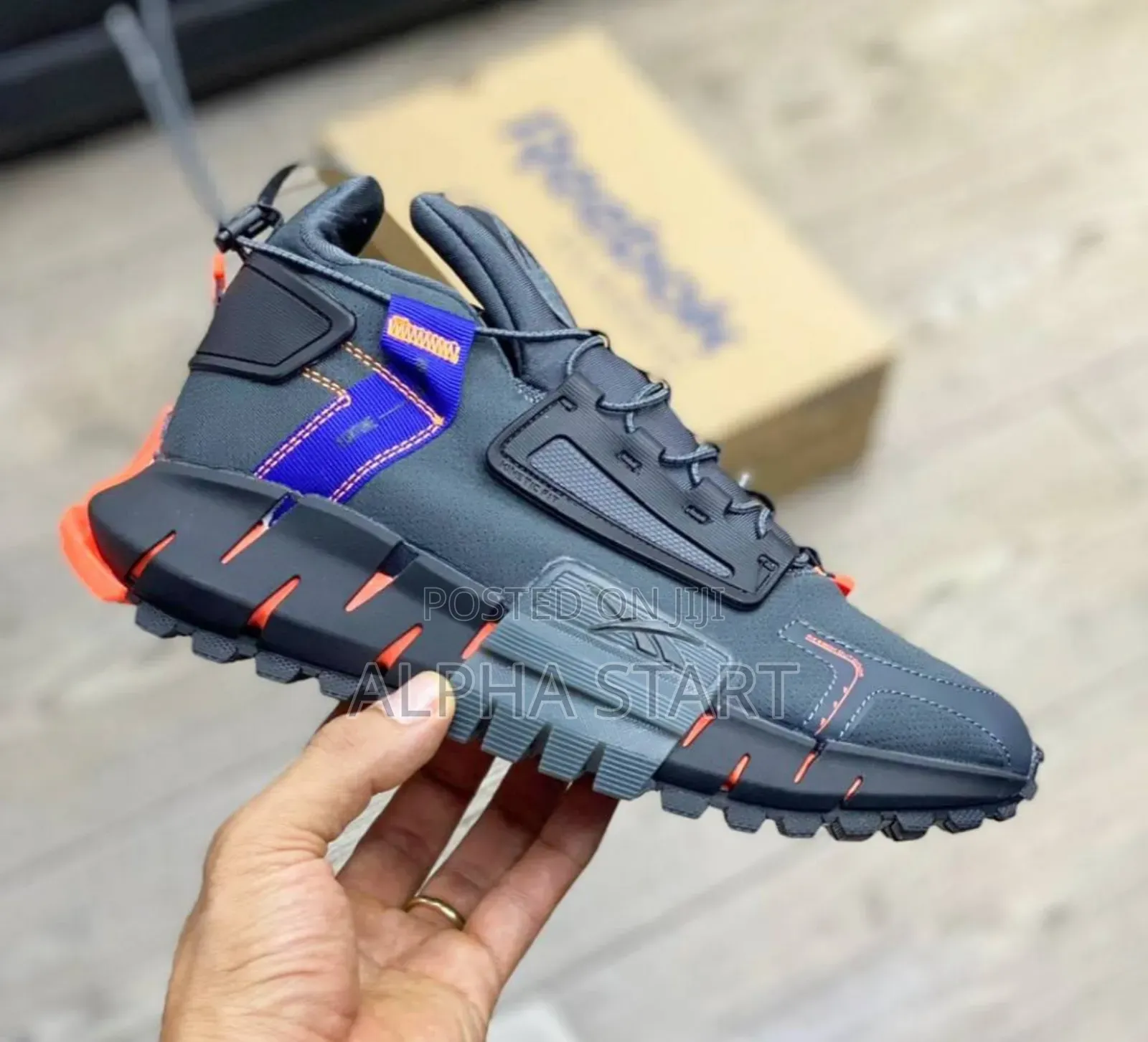 Reebok Zig Kinetica Edge ‘Gray’ Shoes