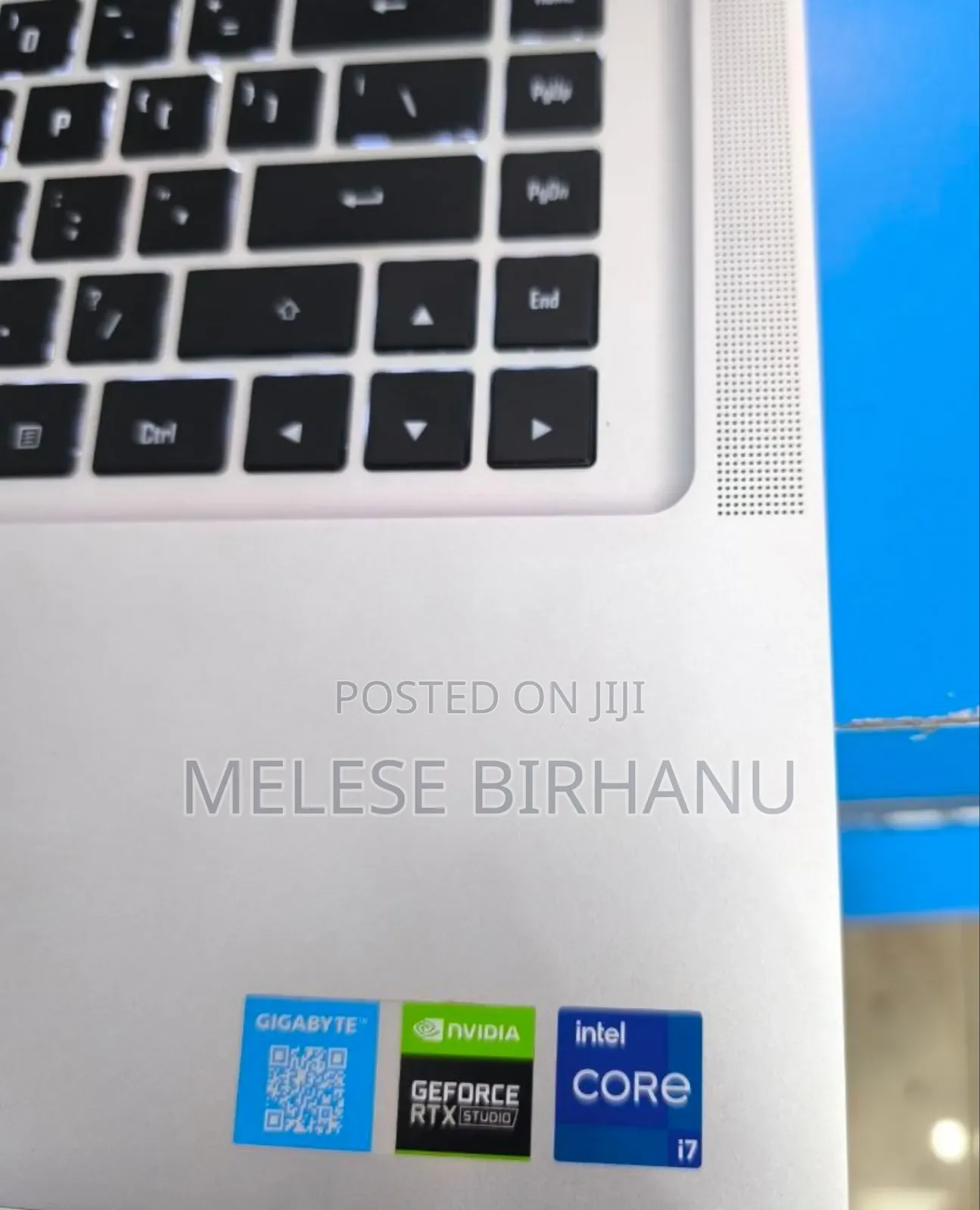 New Laptop Gigabyte AORUS 15G 16GB Intel Core I7 SSD 2T