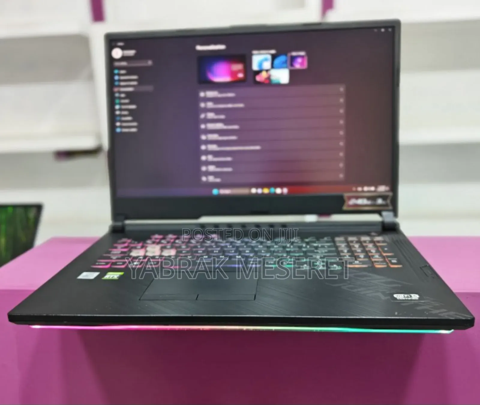 New Laptop Asus ROG Strix G17 16GB Intel Core I7 SSD 512GB