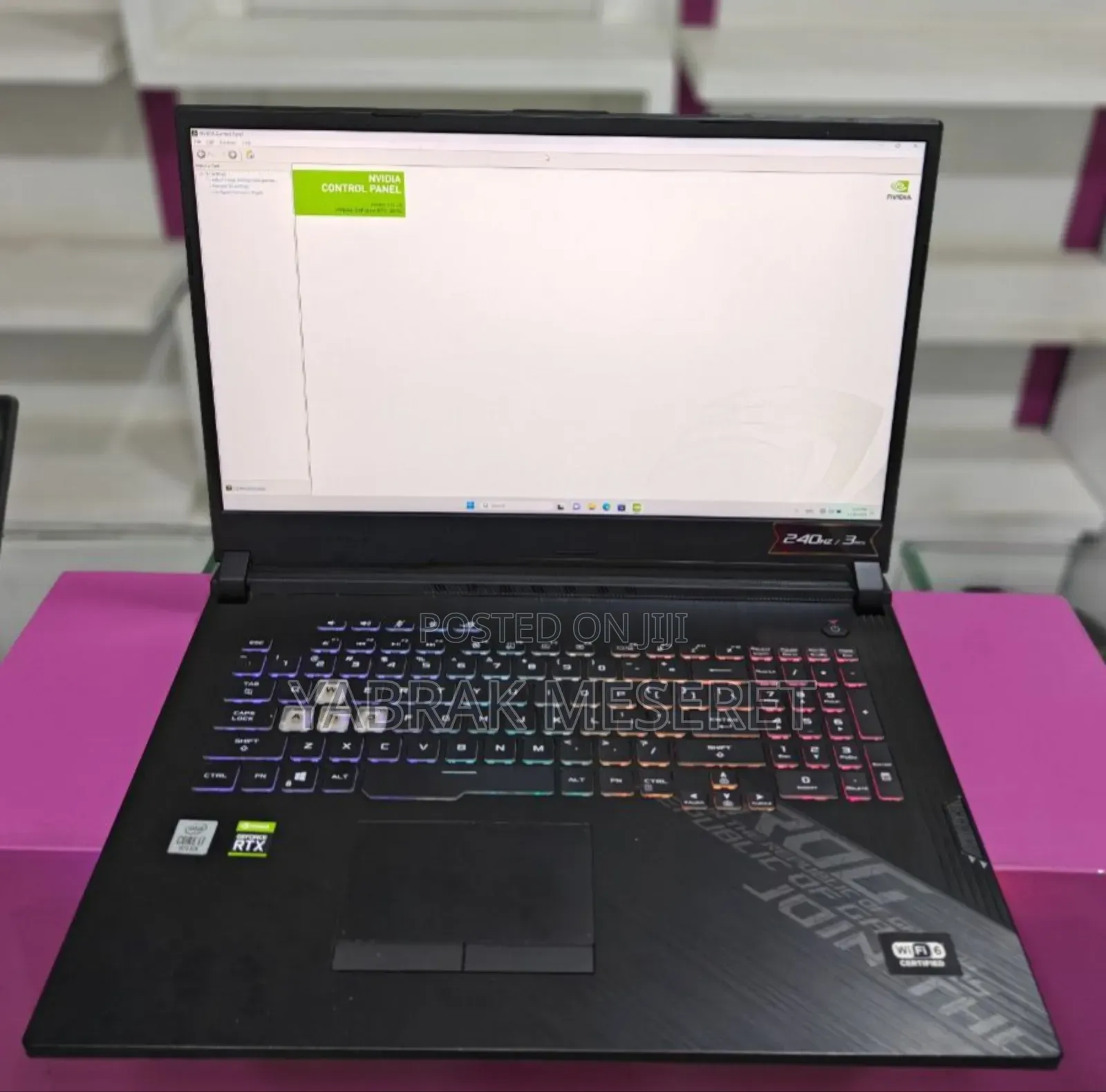 New Laptop Asus ROG Strix G17 16GB Intel Core I7 SSD 512GB