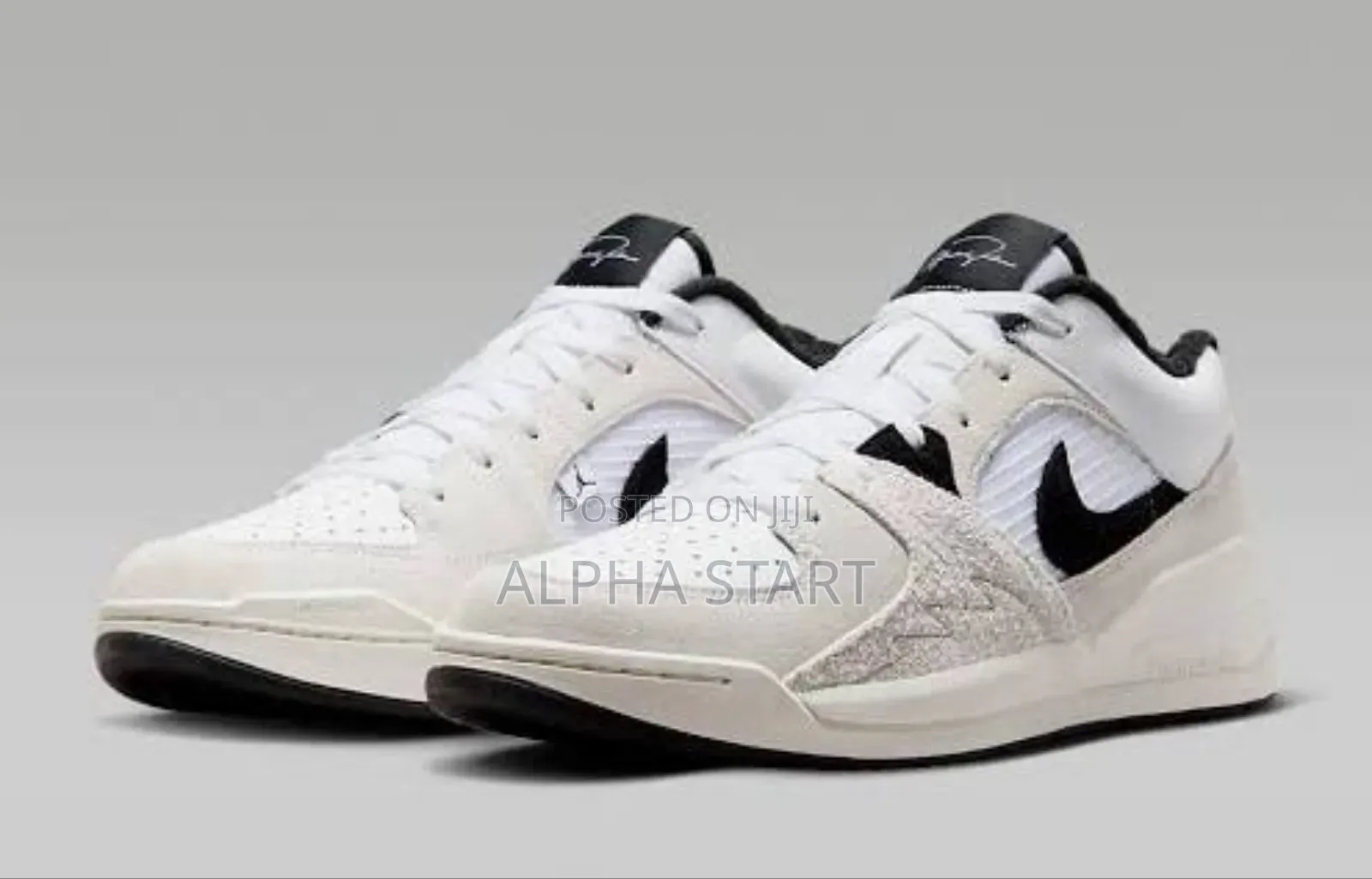 Air Jordan Stadium 90 ‘White/Gray’ Low Top WMNS Shoes
