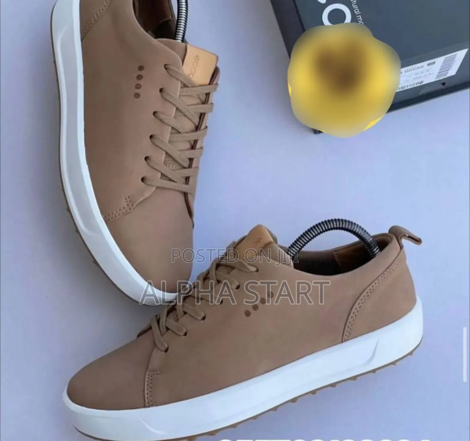 Ecco Soft Golf Leather Low Top Shoes