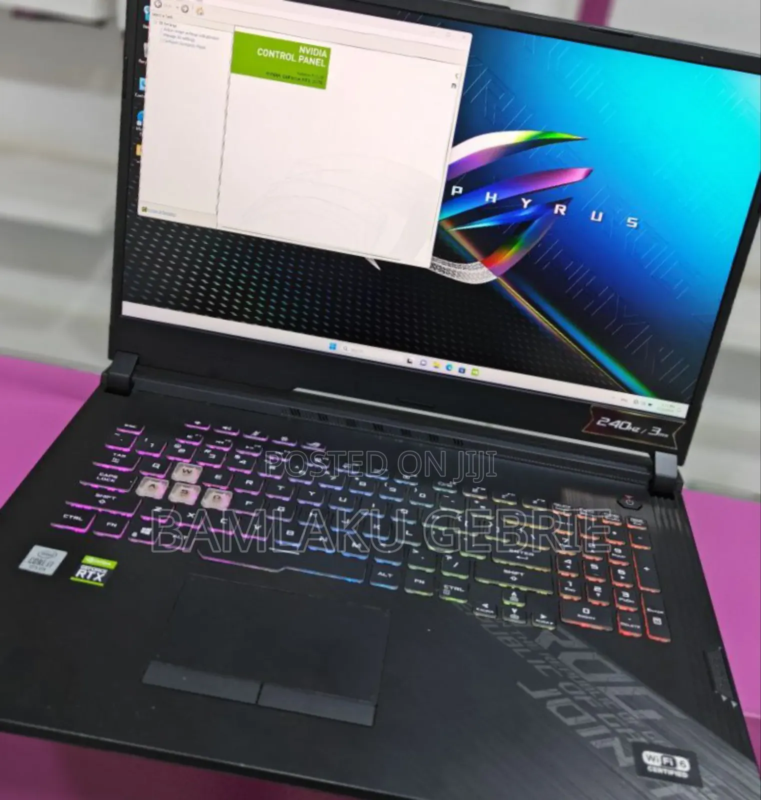 New Laptop Asus ROG Strix G17 16GB Intel Core I7 SSD 1T