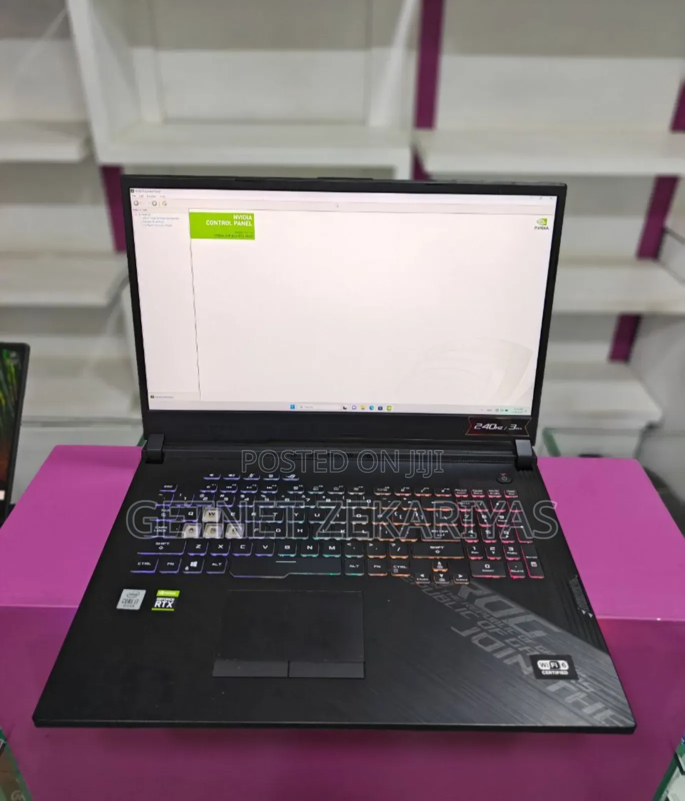 New Laptop Asus ROG Strix G17 16GB Intel Core I7 SSD 1T