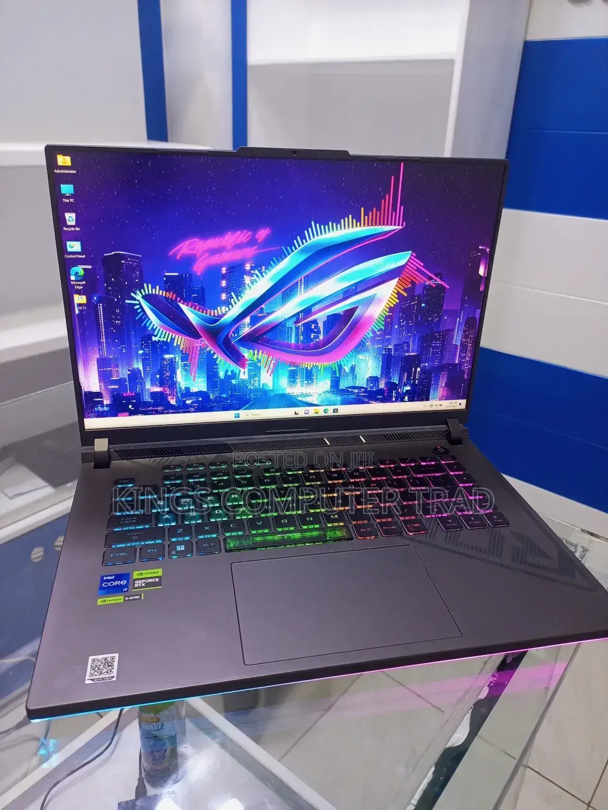 New Laptop Asus ROG Strix G15 16GB Intel Core I7 SSD 1T