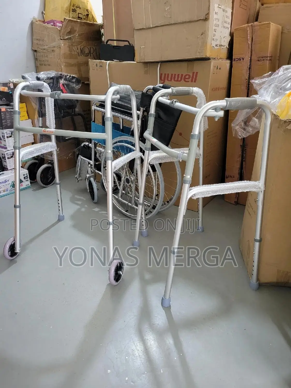 EASYCARE Walker Walking Stick -8 Adjustable (60_100CM)