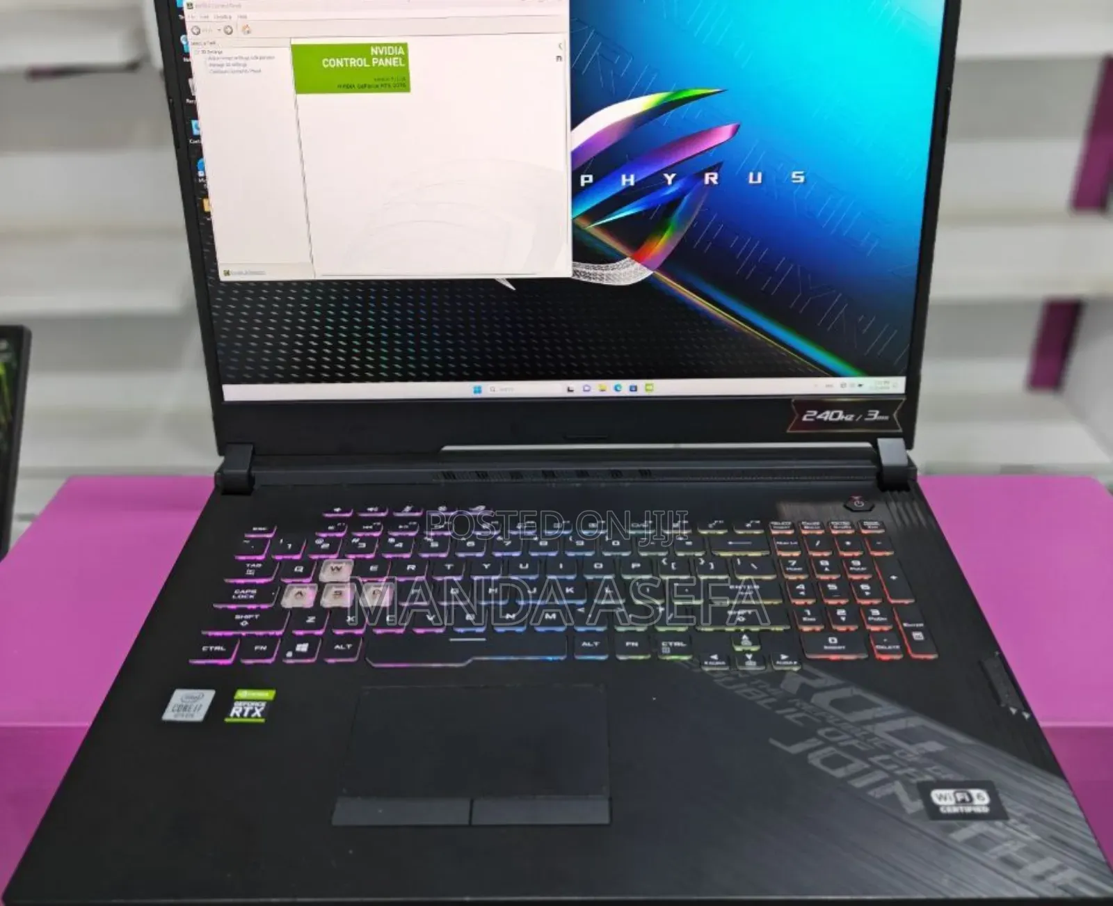 New Laptop Asus ROG Strix G17 16GB Intel Core I7 SSD 512GB