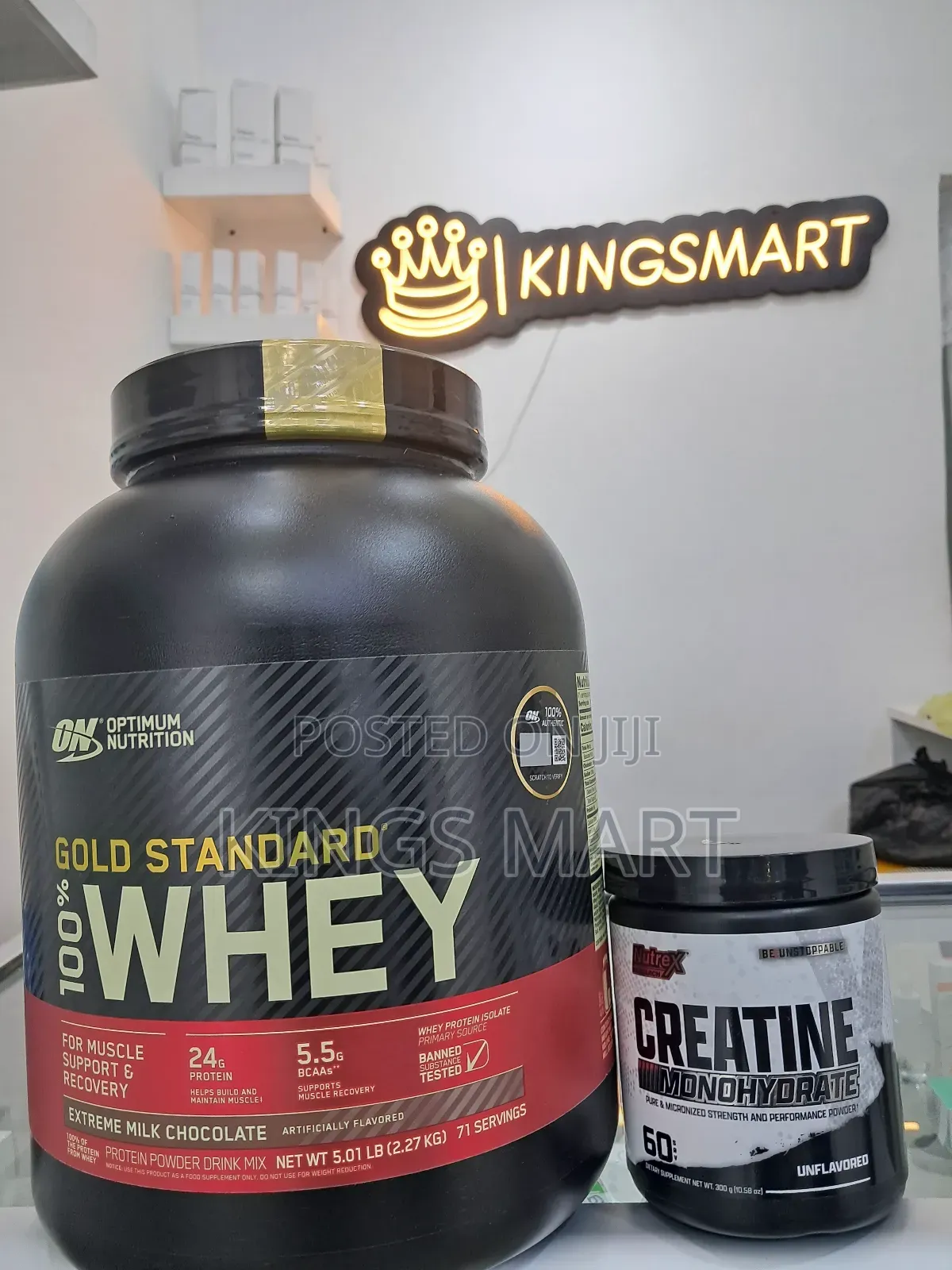 Whey Protein Powder 2.27kg Nutrex Creatine Monohydrate