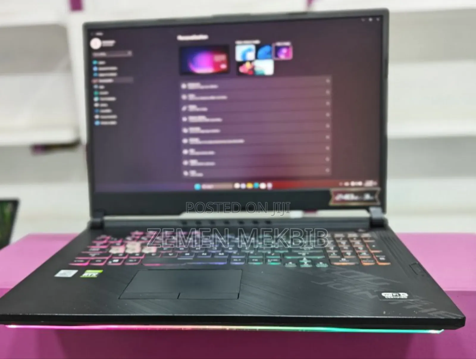 New Laptop Asus ROG Strix G15 16GB Intel Core I7 SSD 1T