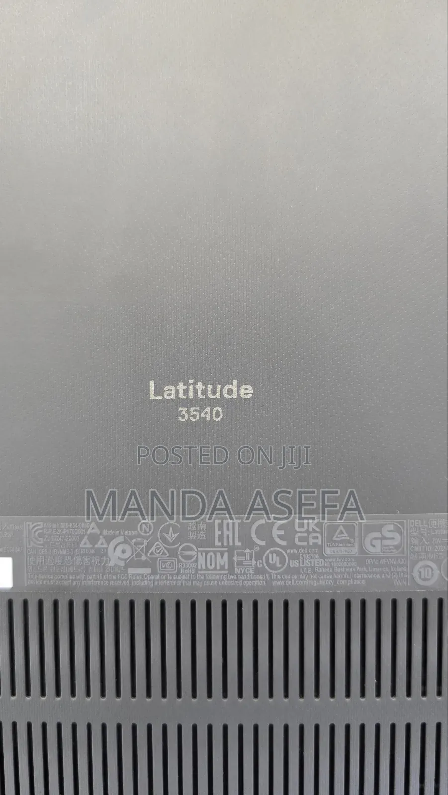New Laptop Dell Latitude 3540 8GB Intel Core I7 SSD 256GB