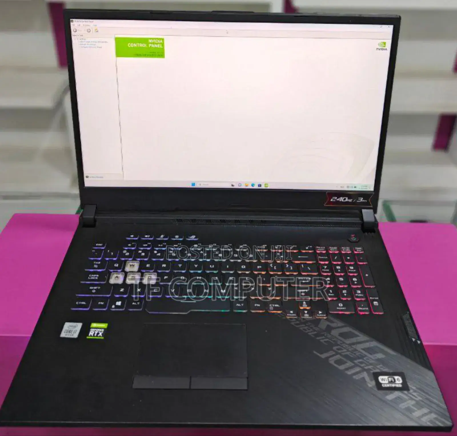 New Laptop Asus ROG Strix G17 16GB Intel Core I7 SSD 1T