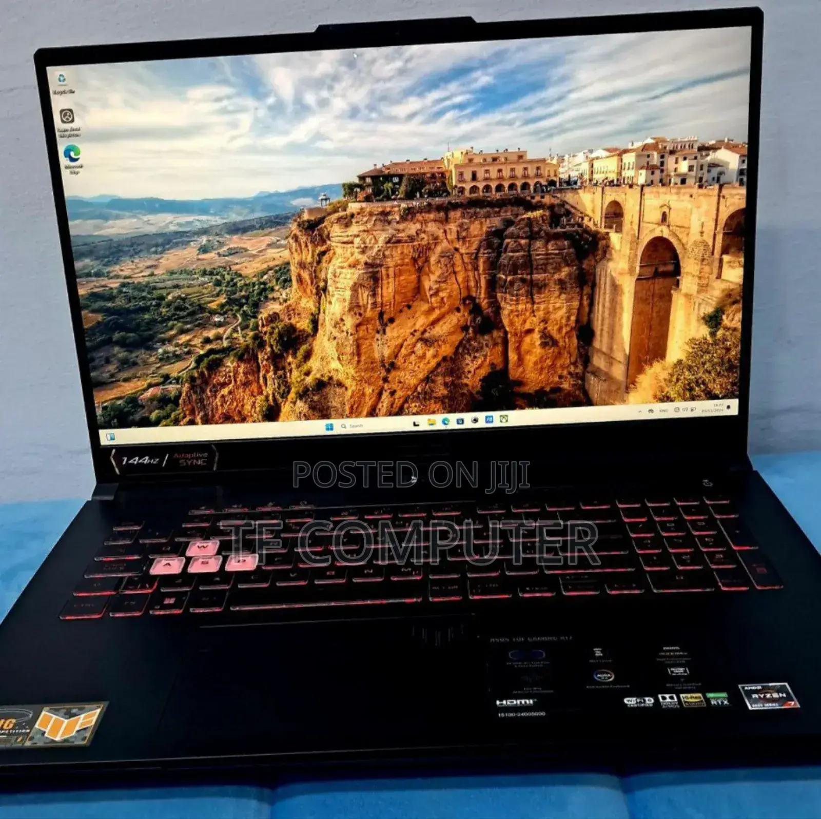 New Laptop Asus TUF Gaming FX504 16GB AMD Ryzen 7 SSD 1T