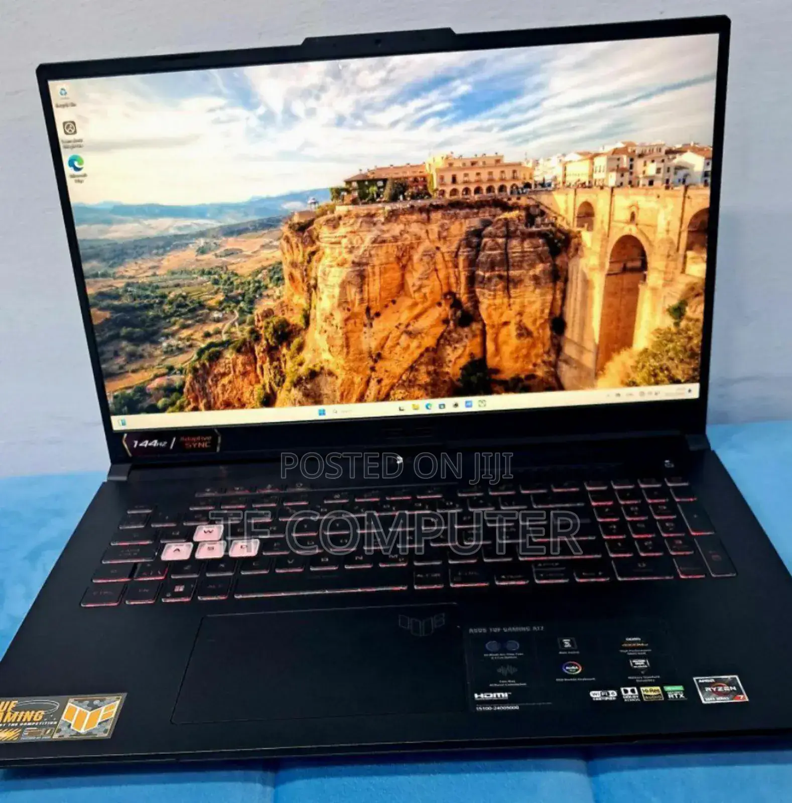 New Laptop Asus TUF Gaming FX504 16GB AMD Ryzen 7 SSD 1T