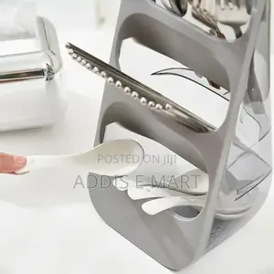 3 Layers Utensils Rackማንኪያወችን በአግባቡ ለማስቀመጥ ምቹ