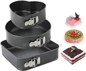 Photo - 3 PCS Set Different Shape Cake Mould