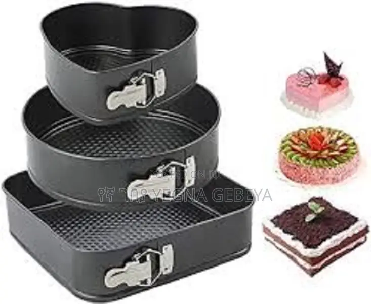 3 PCS Set Different Shape Cake Mould