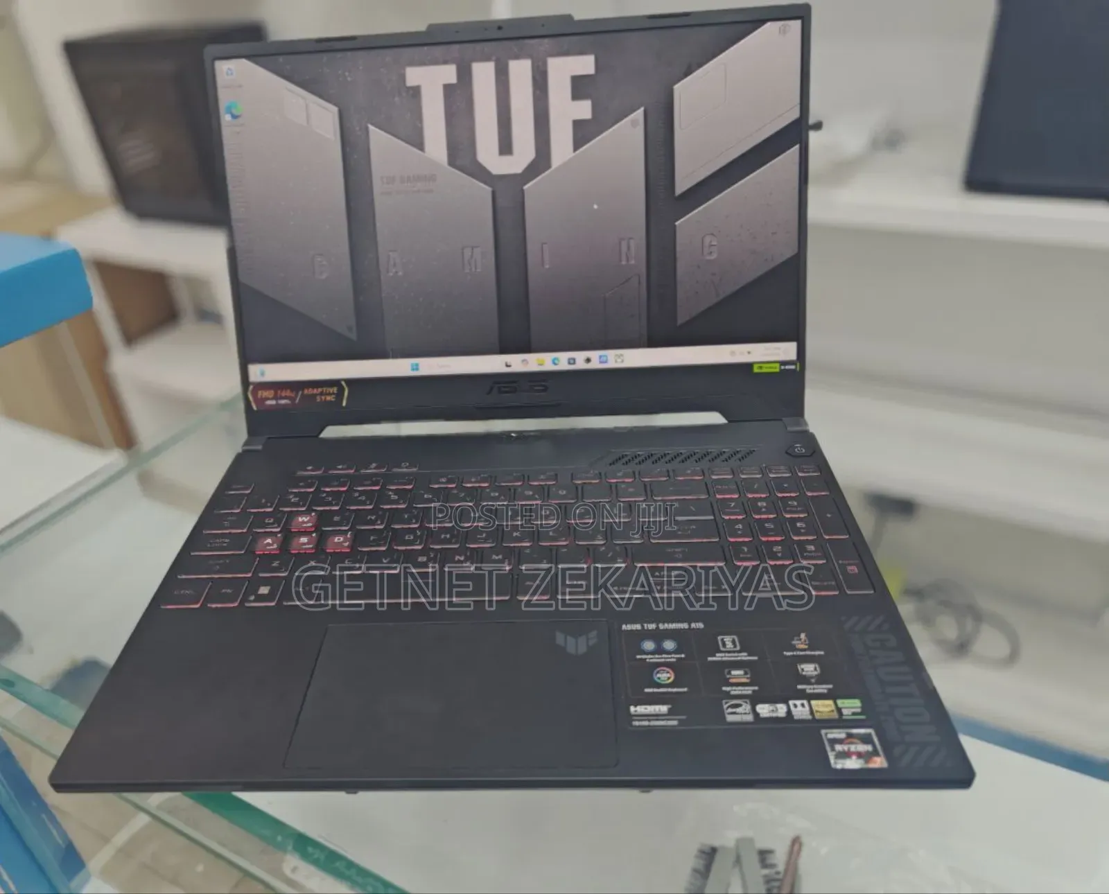 New Laptop Asus TUF Gaming A15 16GB AMD Ryzen 7 SSD 512GB