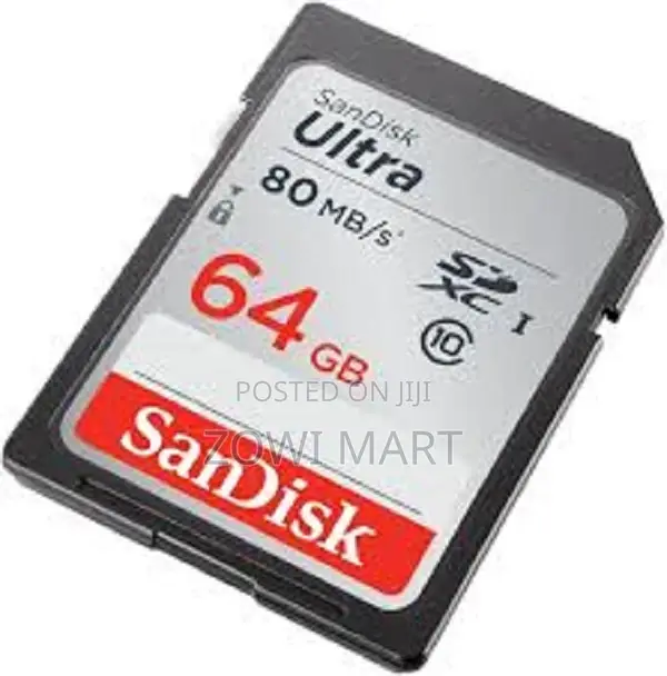 Sandisk 64GB Ultra SDXC UHS-I Memory Card