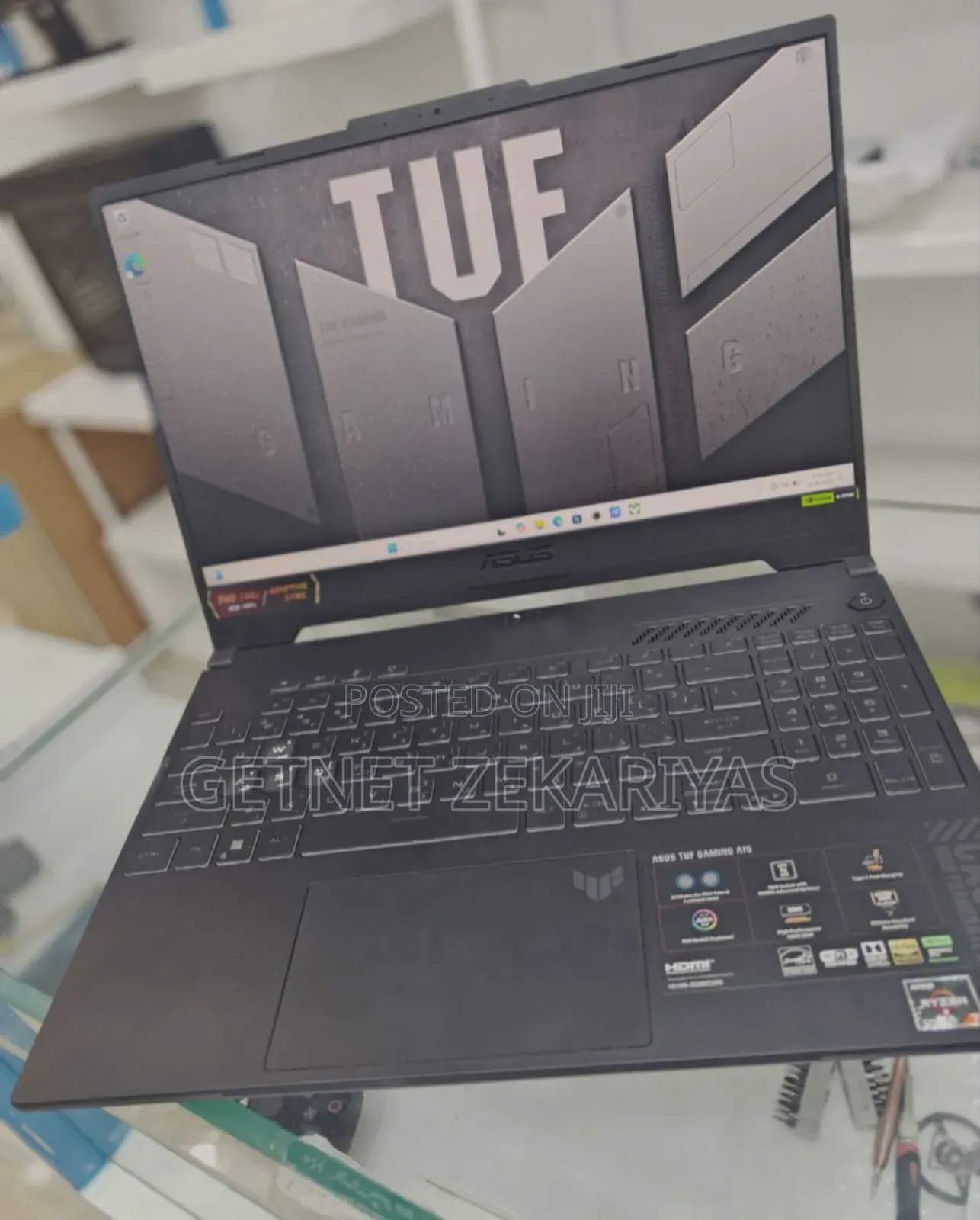 New Laptop Asus TUF Gaming A15 16GB AMD Ryzen 7 SSD 512GB