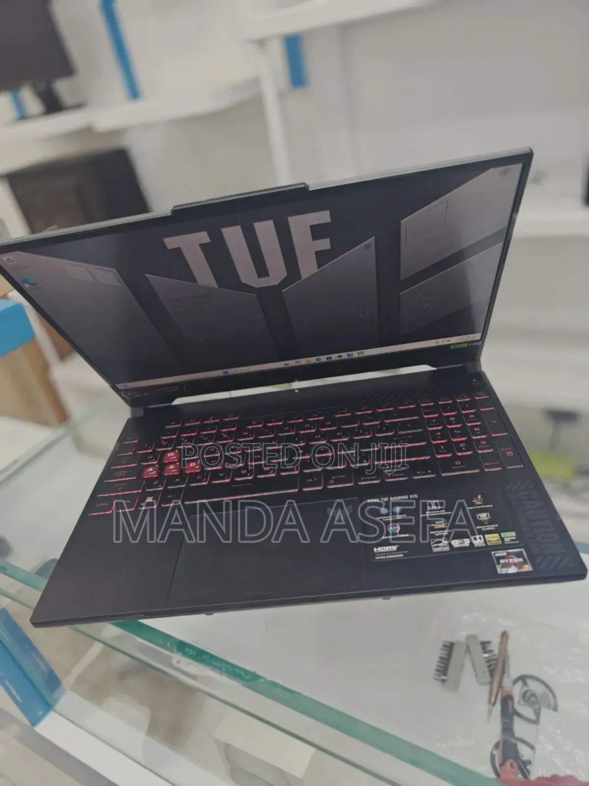 New Laptop Asus TUF Gaming A15 16GB AMD Ryzen 7 SSD 512GB