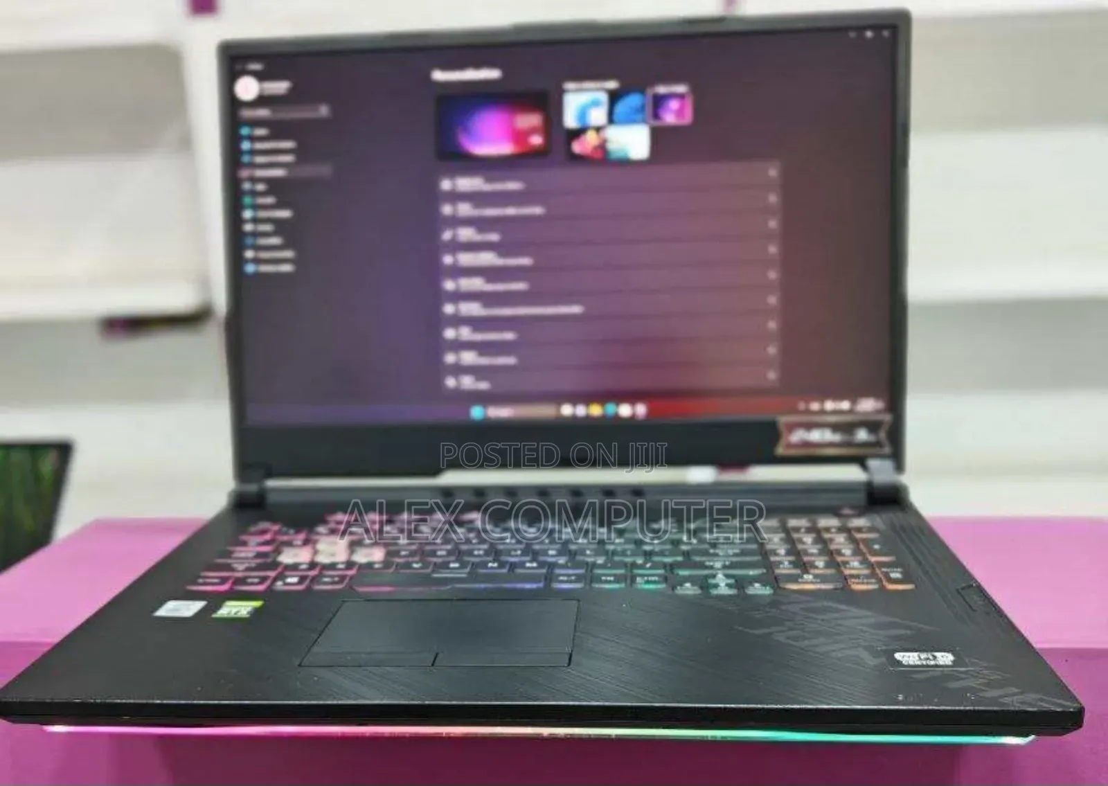 New Laptop Asus ROG Strix G15 16GB Intel Core I7 SSD 1T