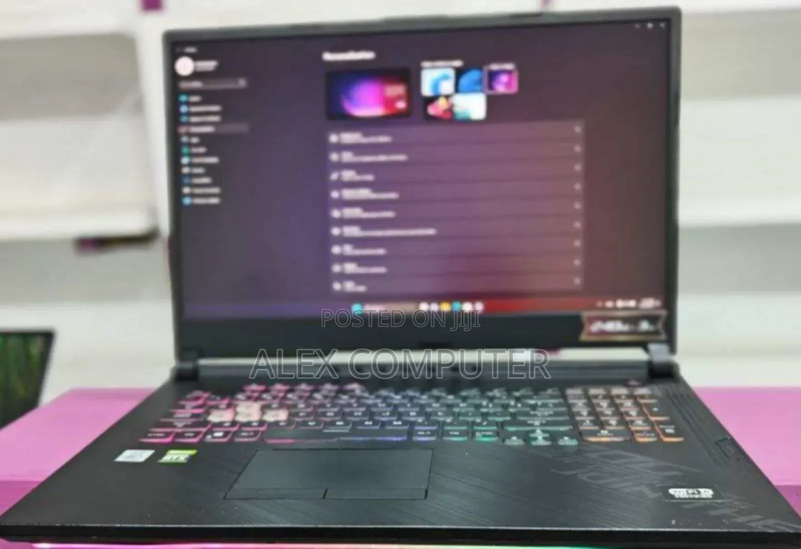 New Laptop Asus ROG Strix G15 16GB Intel Core I7 SSD 1T