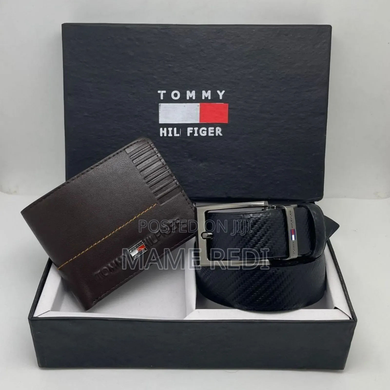 International Brands Wallet +Belt Combo