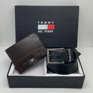 International Brands Wallet +Belt Combo