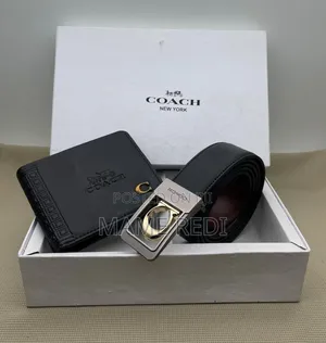 International Brands Wallet +Belt Combo