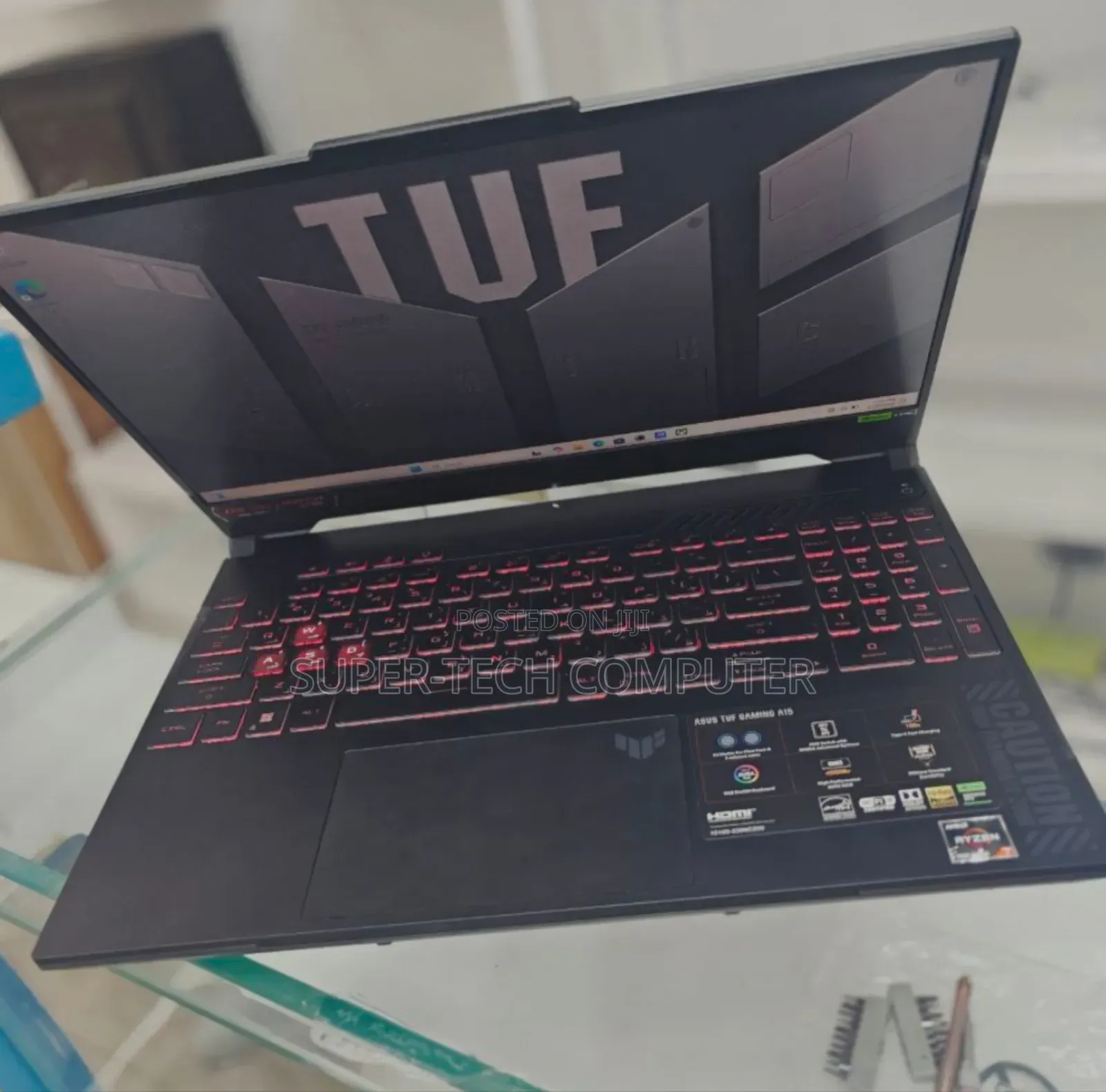 New Laptop Asus TUF Gaming A15 16GB AMD Ryzen 7 SSD 512GB