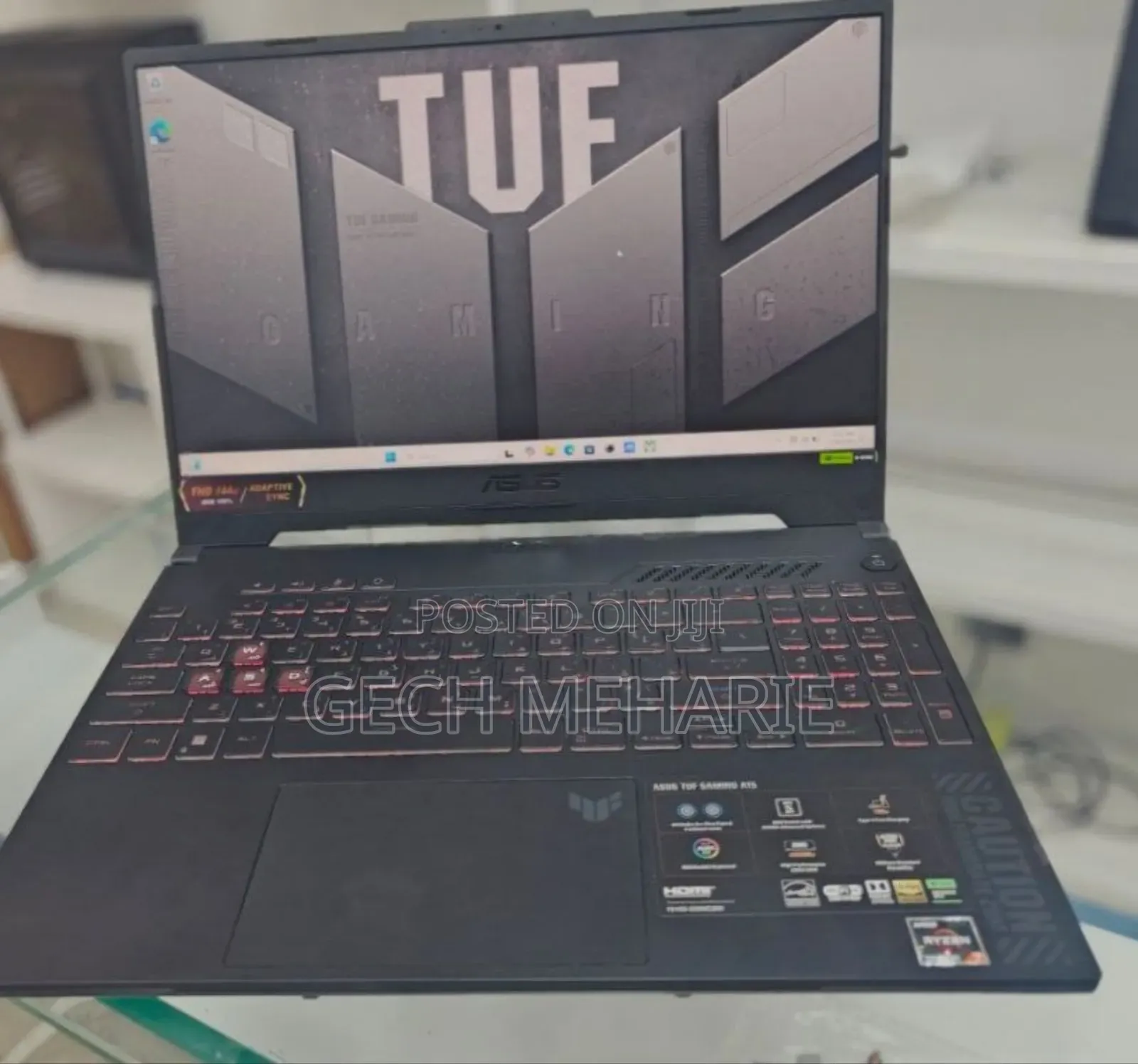 New Laptop Asus TUF Gaming A15 16GB AMD Ryzen 7 SSD 512GB