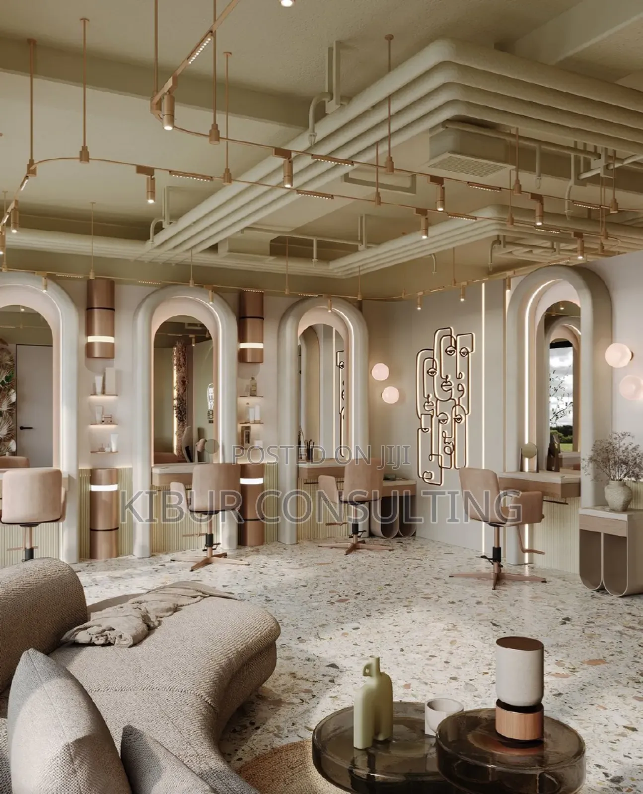 Men Barbershop Interior Design