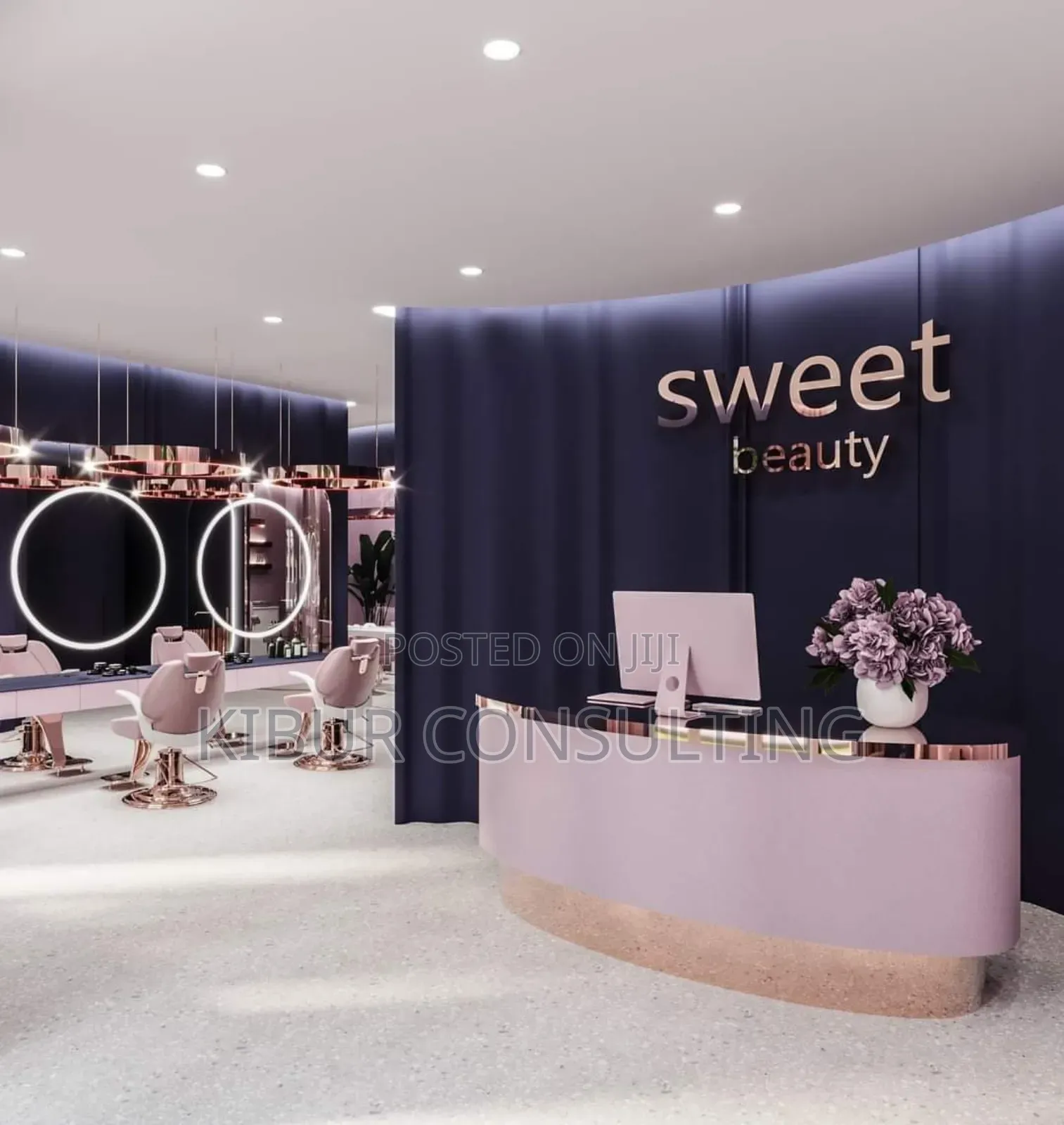 Women Beauty Salon Interior Design