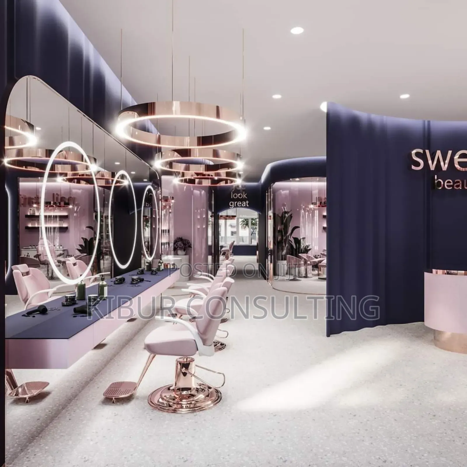 Women Beauty Salon Interior Design