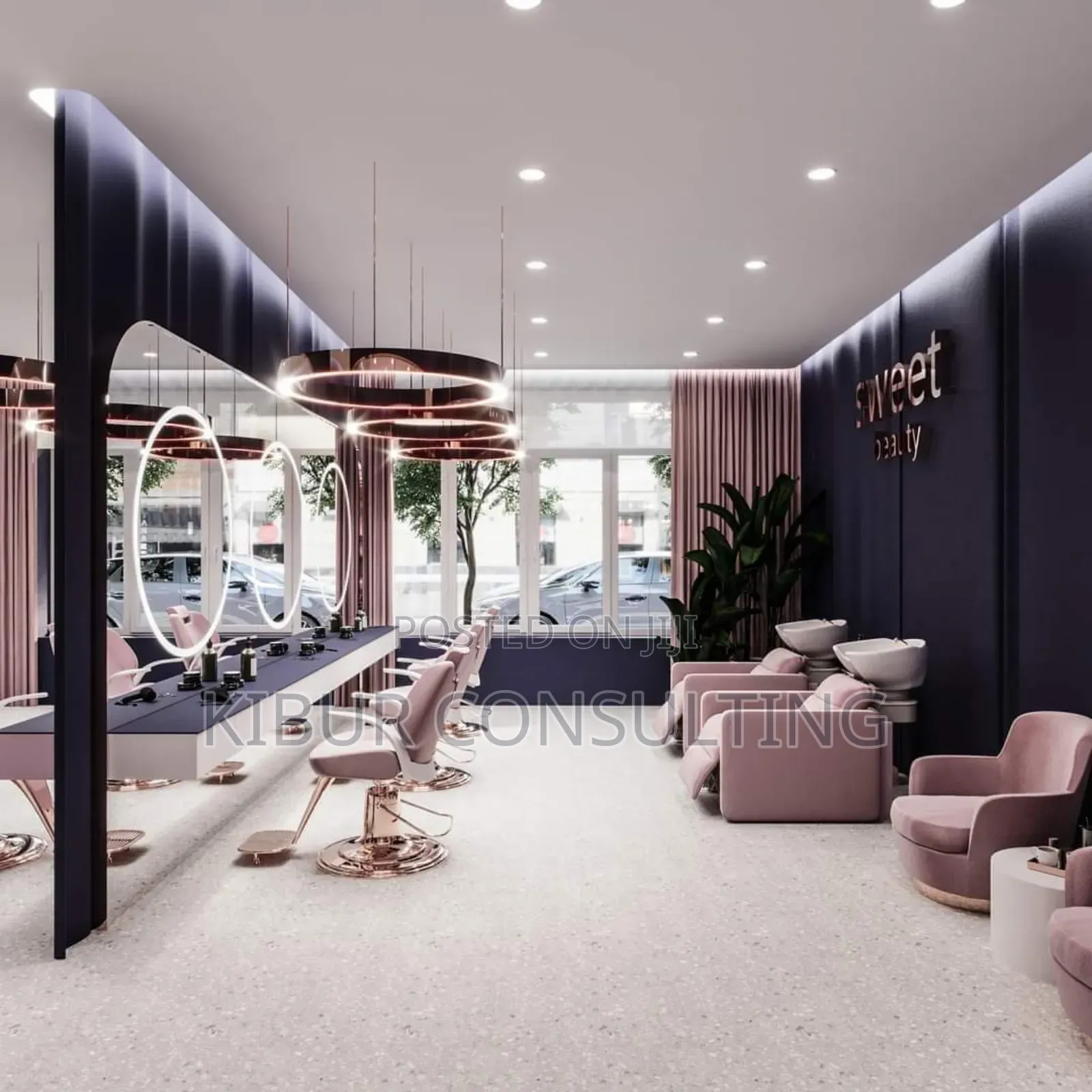 Women Beauty Salon Interior Design