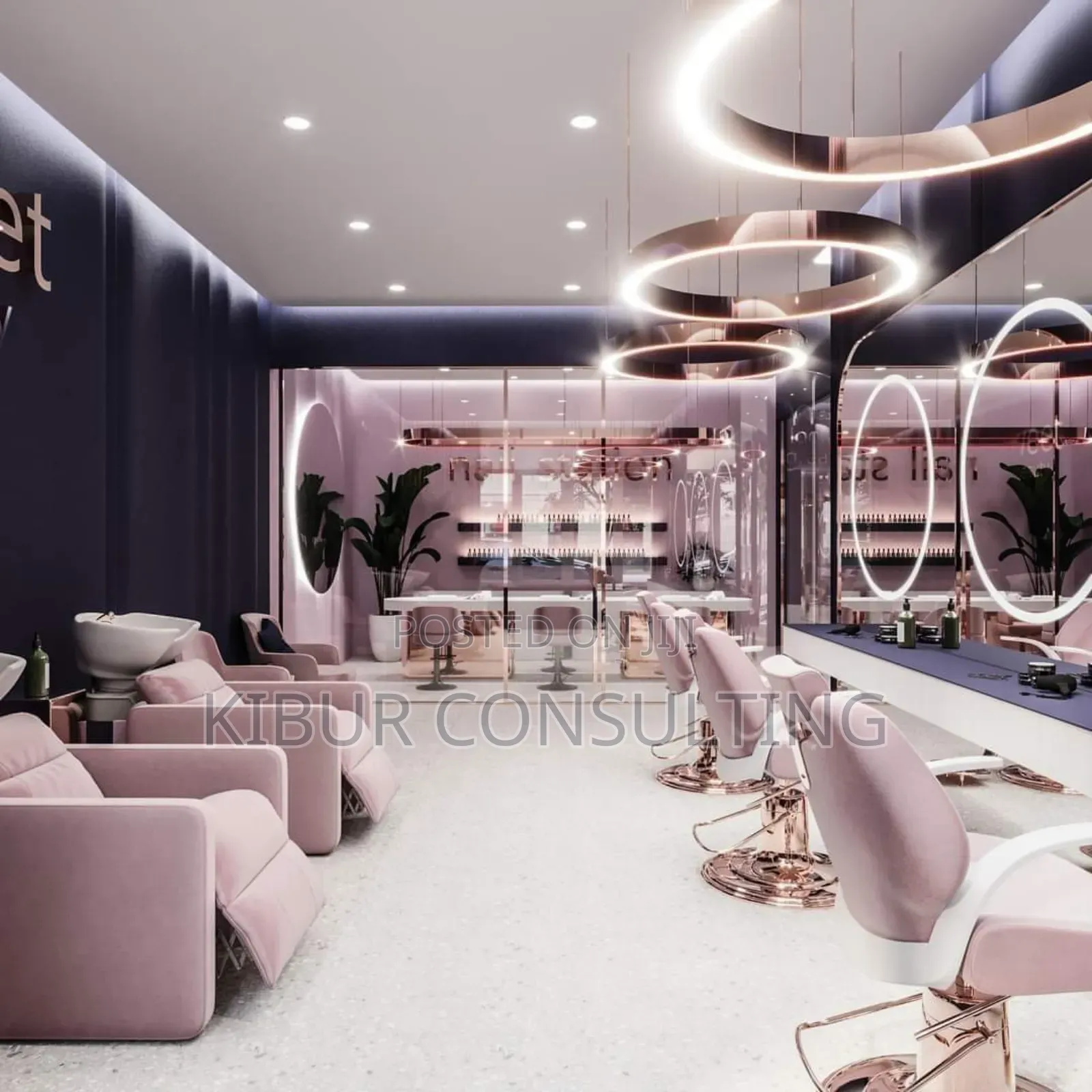 Women Beauty Salon Interior Design
