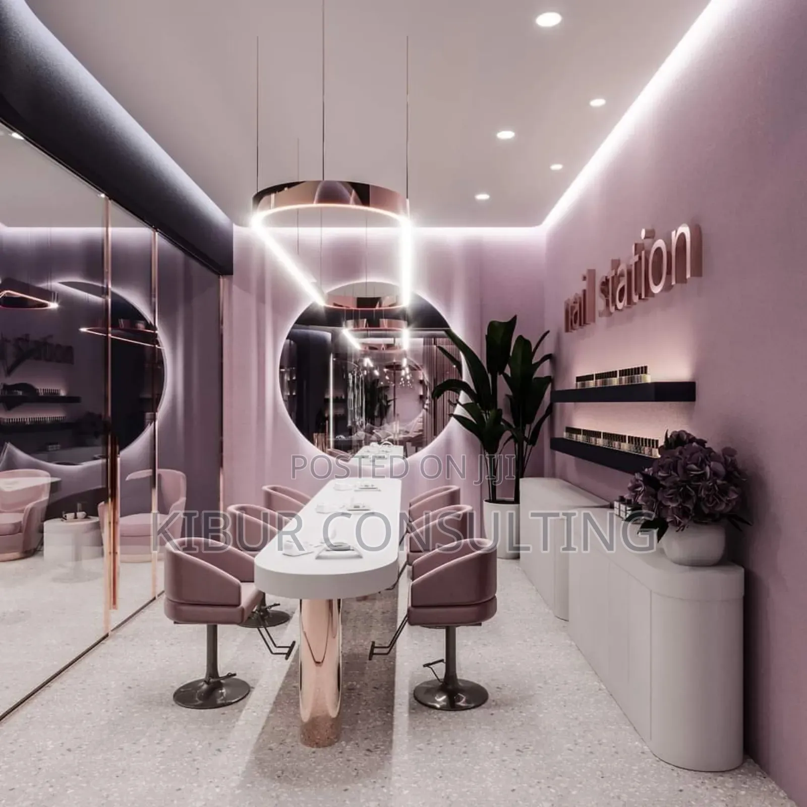 Women Beauty Salon Interior Design