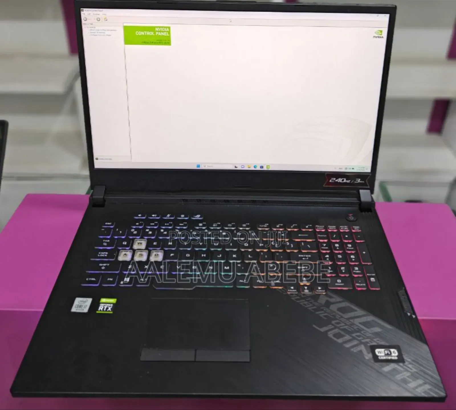 New Laptop Asus ROG Strix G17 16GB Intel Core I7 SSD 1T