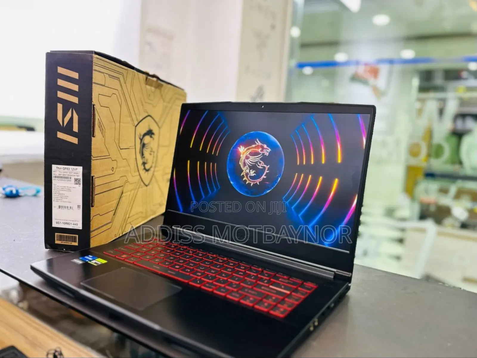 New Laptop MSI GF63 16GB Intel Core I7 SSD 512GB
