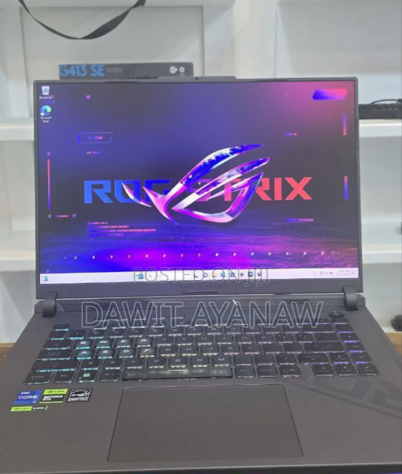 New Laptop Asus ROG Strix G15 16GB Intel Core I7 SSD 1T