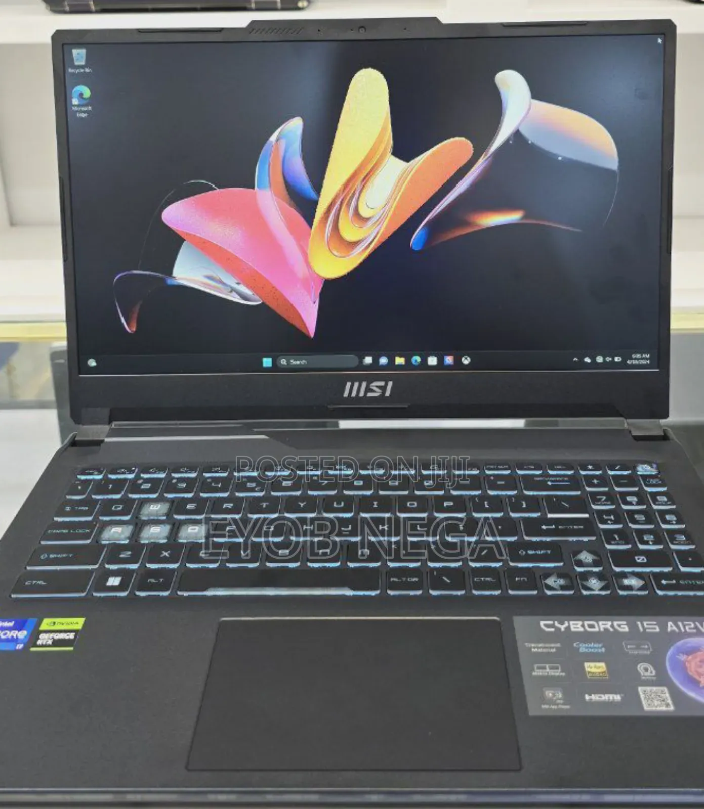 New Laptop MSI 16GB Intel Core I7 SSD 512GB