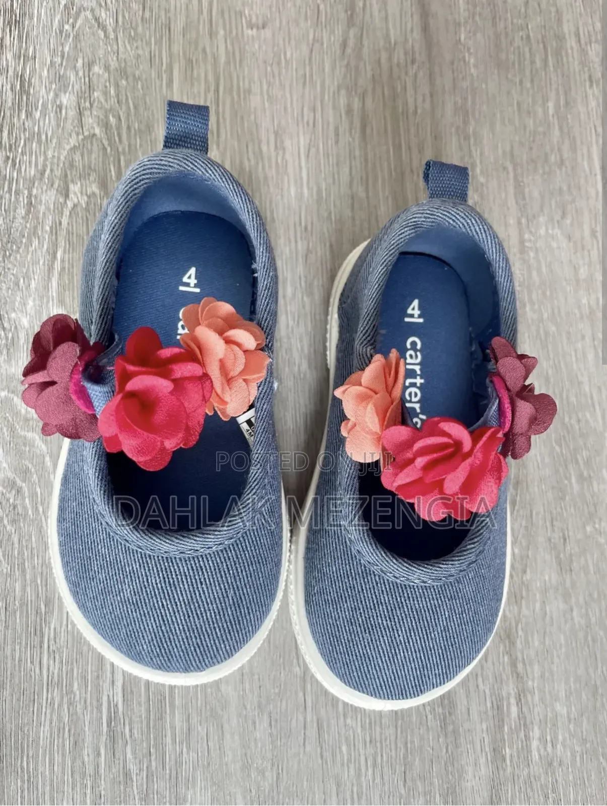 Carter's Girls Milly Sneaker, Blue,