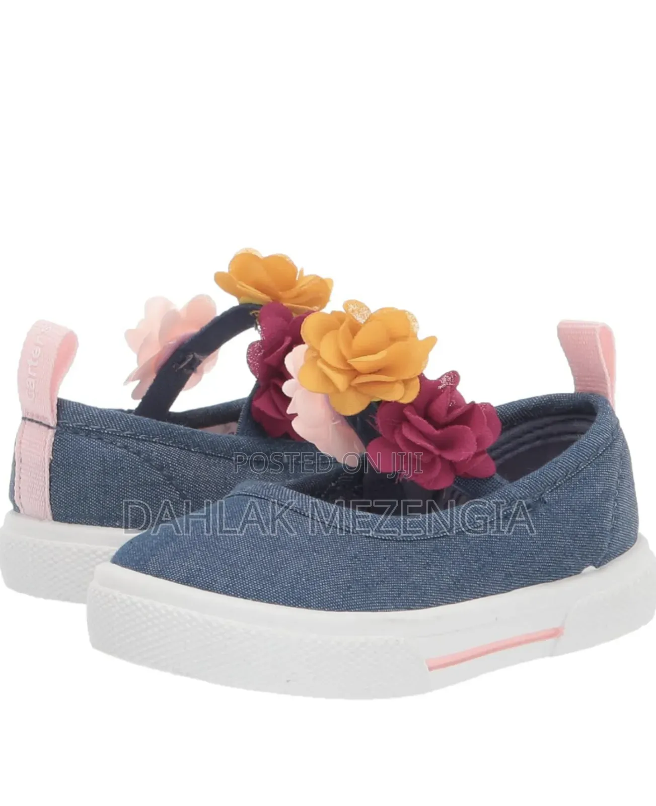 Carter's Girls Milly Sneaker, Blue,